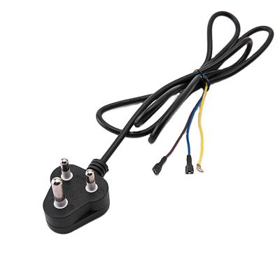 China Residential / Multipurpose Hot Sell High Quality AC Power Cord South Africa Black / White Plugs for sale