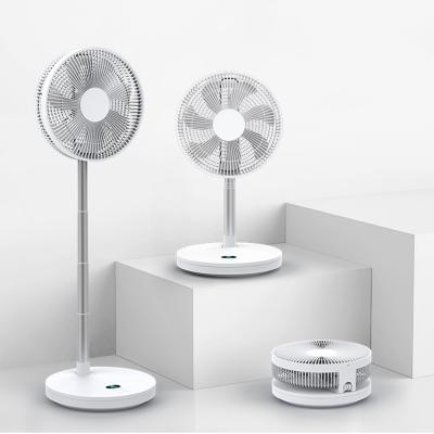 China USB Rechargeable Portable 12v Stand Fan Hotel Table Pedestal Fan Folding Folding Standing Fan for sale