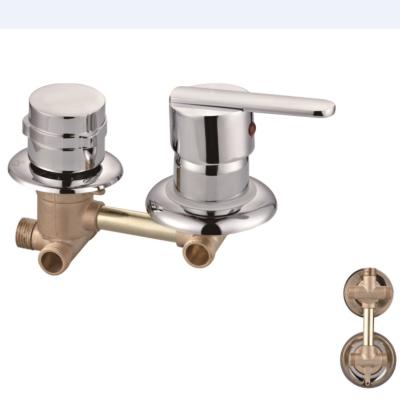 China Without Sliding Bar 3 Way Faucet Shower Faucet Chrome Plating Bath Shower Faucet for sale