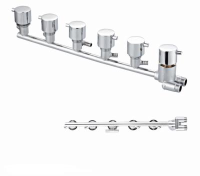 China Without Slide Bar Without Slide Bar Free Chrome Slide Bar Mix Taps Brass Bathroom Shower Faucet for sale