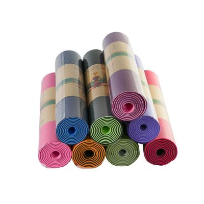 China Wholesale 100% Non-slip Custom Friendly Tape Eco Logo Eco Material Waterproof Yoga Mat/Custom Printed Yoga Mats for sale