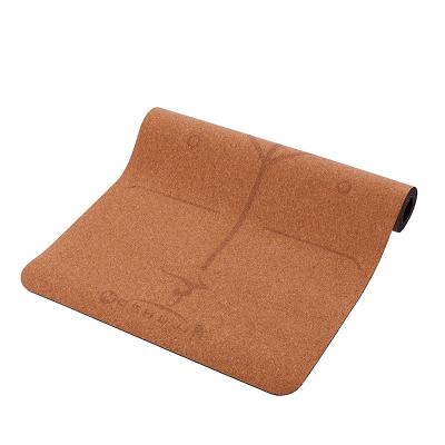 China ISO9001 Waterproof Eco-Friendly Cork Yoga Mats 5MM Non-slip/Washable/Comfortable/Portable Wholesale From China for sale