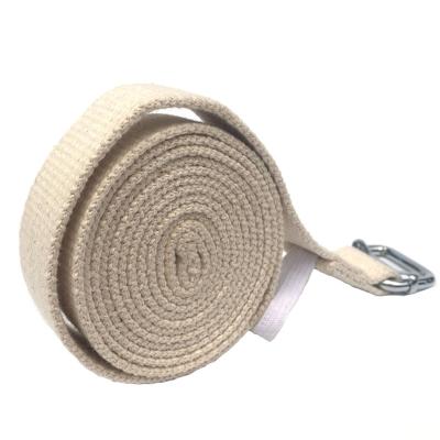 China Durable Hot Selling Cardboard Organic Strong Hemp Stretch Professional Yoga Strap for sale