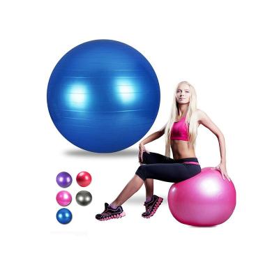 China Exercise Ball Exercise Stability Ball Balance Core Strength Training Non Slip Anti Burst Yoga Ball for sale