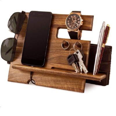 China Wholesale Adjustable Cell Phone Stand Holder Wood Wooden Mobile Supplier for sale