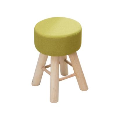 China Factory Price Removable Round Soft Antique Wooden Stool Stool Foot Cover Foot Cover Decorative Stool for sale