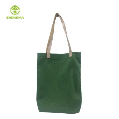 China Trendy Army Standard Size Fashion Design Bag Cotton Green Custom Canvas, Simple Canvas Tote Bag, Shopping Bag Cotton Cotton Canvas for sale