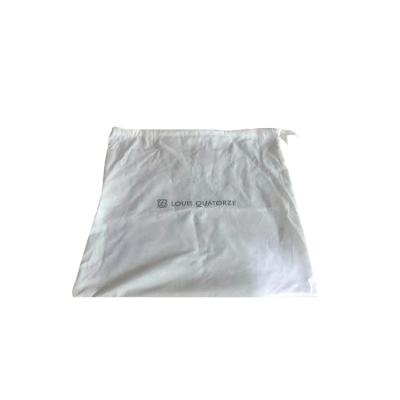 China 100% Eco-friendly Customized 100% Biodegradable Bamboo Fibre Non Woven Makeup Personalised Little Drawstring Bag for sale