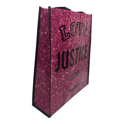 China Fashionable 2021 New Style Laser Sequins Tote Bag Non-woven Weed Packaging Bags Bag Women for sale