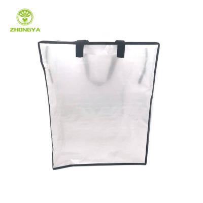 China Fashionable Factory Delivery Price Wholesale Recycled Transparent Pp Woven Laminated Polypropylene Bag for sale