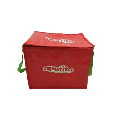 China Food Manufacture Durable Best Selling PP Woven Lunch Insulated Picnic Cooler Bag for sale