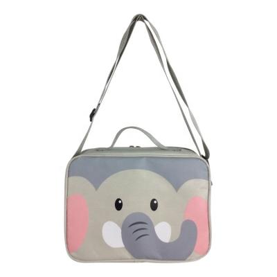 China Fashionable Customized Eco-Friendly Waterproof Small Logo Fashion Kids Lunch Picnic Shoulder Cooler Bag, Lunch Bag Cooler for sale