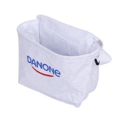 China 100% Customized Eco-friendly Logo Printed Waterproof Polyester Insulated Cooler Bags for sale