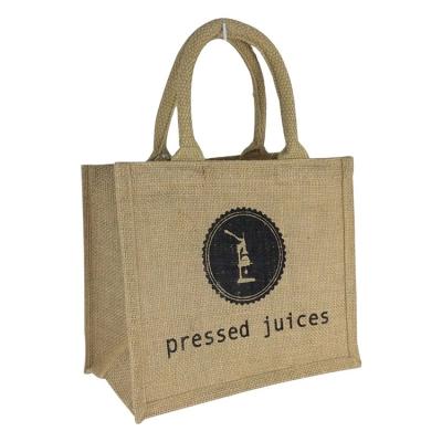 China Hot Sale Wholesale Recycled Natural Custom Printed Eco Friendly Jute Bag for sale