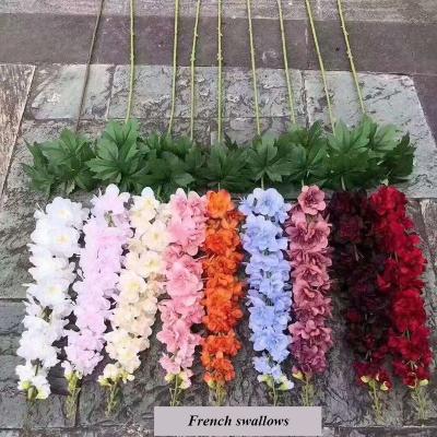 China Modern wholesale delphinium flower decor artificial flowers artificial flowers for decoration wedding party decoration for sale