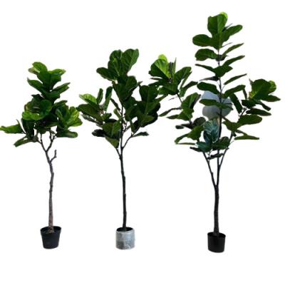 China High Quality Environmentally Friendly Indoor Home Fiddle Leaf Fig Plant Trees Artificial Decorative for sale