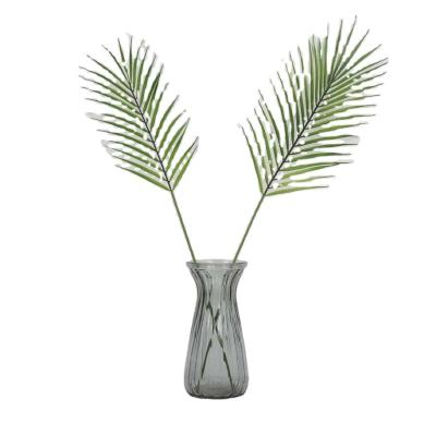 China Environmental Friendly Single Stem Decorative Plants Artificial Tropical Palm Leaves for sale