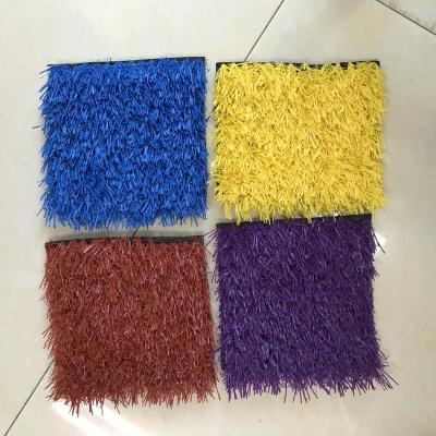 China Modern Wholesale Landscaping Grass 2cm Rainbow Turf Synthetic Artificial Grass for sale