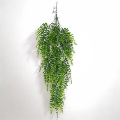 China Modern artificial flower wall hanging simulation rattan plant artificial leaves for ceiling living room decoration for sale