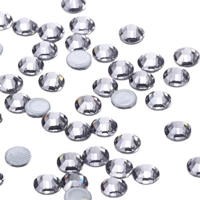 China Flatback SD/star ss20 Gray Diamond Top Quality Factory Wholesale Hot Fix Diamond Price Fix Diamond Rhinestones Iron On for sale