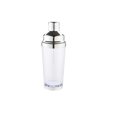 China Cocktail Shaker 450ML Stainless Steel Cocktailshaker CS-45S (PN: C45- GS-21 Cocktail Shaker) Bacardi with Cocktail Shaker Glass for sale