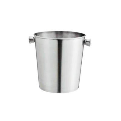 China 2020 New Arrivals Viable Luxury Metal Insulated Ice Bucket For Bar 1600ml 201 Stainless Steel Ice Bucket Wine Accessories Bar Tools for sale