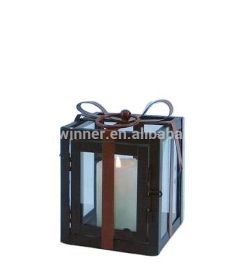 China Minimalist Metal Candle Lantern Decoration Metal Candle Lantern Metal Lantern In Candle Holders for sale