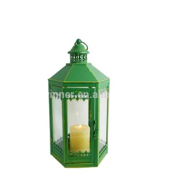 China Minimalist Metal Lantern Candle Holder Lantern Decoration Metal Lantern for sale