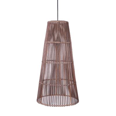 China Industrial High Quality Bamboo Lampshade Hanging Bamboo Lampshade Lighting for sale