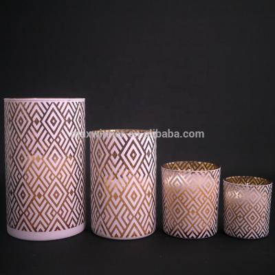 China HOLIDAY hot sale high quality glass candle holder for sale