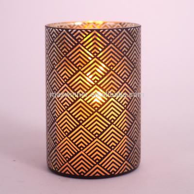 China home decoration glass candle holder for sale