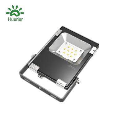 China Outdoor sports stadiums factory supply floodlight led ultra-thin floodlight 10 watts tempered glass waterproof production for sale