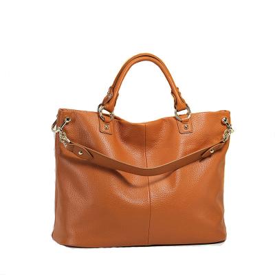 China High Quallity Women's Soft Genuine Leather Tote Bag Top Satchel Purses large Women Handbags  Luxury  Casual Big Shoulder Bags for Women for sale