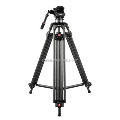 China Professional Heavy Duty Video Camera 1.6 / 1.8m E-reise Camcorder Tripod With Liquid Head for sale