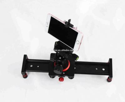 China Aluminum Portable Track Dolly Slider, Professional DSLR Video Camera E-reise 30/40/50/60cm Mobile Phone Slider for sale