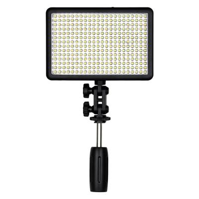 China Bright LED 308C Bi Color Photography Studio Camera Video LED Battery Operated Lights Led 308c for sale