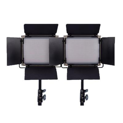 China E-reise 2 Set 3200K/5500K PORTABLE Photography Photo Lighting Studio Panel Lamp Led Video Light With Tripod for sale