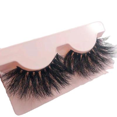 China High Quality Wholesale Soft Natural Clean Branded Real Mink Lashes 3d Private Label 100% Mink Eyelashes for sale