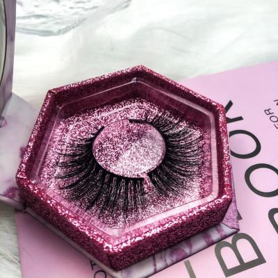 China Long Natural Hot Selling Lashes Box Packing Wholesale Box Packing High Quality 3d Fake Mink Lashes Lashes for sale