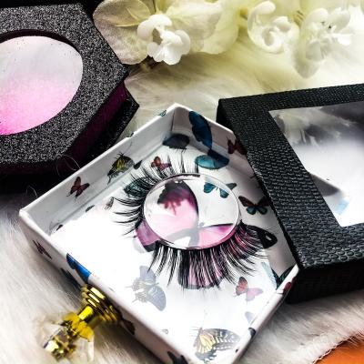 China Long Natural Hot Selling Lashes Box Packing Wholesale Box Packing High Quality 3d Fake Mink Lashes Lashes for sale