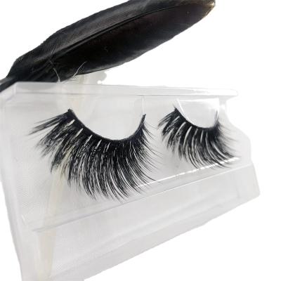 China OEM False Mink False Eyelash Professional 3d Japan Eyelashes Natural Soft Box Matte Black Faux Mink Lashes Sample Wholesale for sale