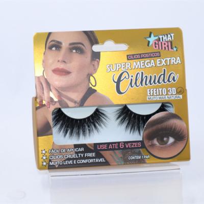 China Long Natural 8D False Eyelashes Natural Handmade Lashes Makeup Extension Tools for sale