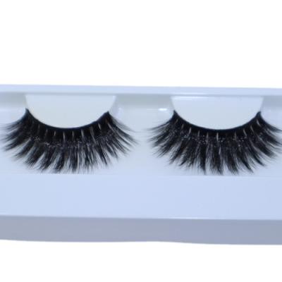 China Wholesale Reusable Natural Mink Eyelashes 3D Faux Silk Long Lashes With Custom Handmade Eyelash Packaging for sale