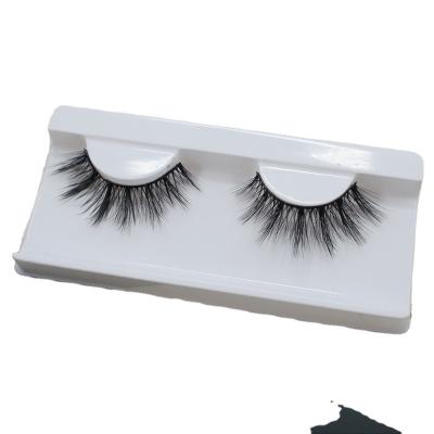 China Natural wholesale 3d cosmetic 3d private label false synthetic silk eyelashes for sale