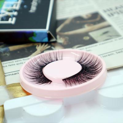 China Soft natural looking faux 3d mink lashes top korean pbt eyelashes factory wholesale with private logo for sale