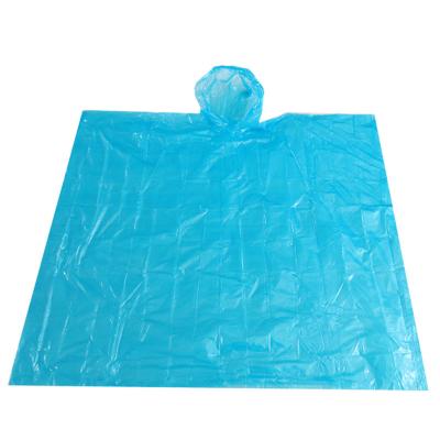 China Single-person Rainwear Wholesale Disposable Transparent Raincoat Portable Waterproof PE Rain Poncho Lightweight Outdoor Adults Poncho for sale