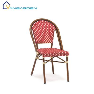 China Hot Sale Outdoor Weather Proof Rattan Outdoor Furniture French Bistros Chair for sale