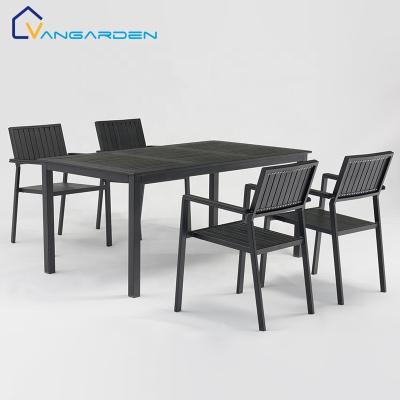 China Favorable Price Water Resistant Aluminum Garden Patio Bistro Furniture For Outdoor for sale