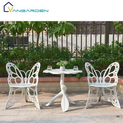 China Waterproof Outdoor Furniture Round Tables Furniture Restaurant Set Outdoor Dining Table Set Modern For Garden for sale