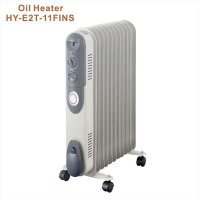 China Hotel 2500W 11 Fins South Africa Approved CB Electric 3 Heat Settings Oil Column Heater for sale